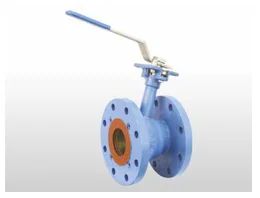 2 way Flush Bottom Reduce Bore Ball Valve Flanged 150#