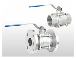 Floating Ball Valve 3 Piece Design Screwed Flanged 150# 300#