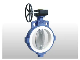 Gear Operated Replaceable Muffler Butterfly Valve