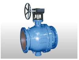 Gear Operated Trunnion Mounting 2 way Ball Valve