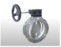 Handle Operated Double Flange Cement Butterfly Valve