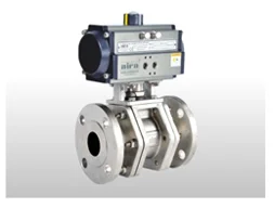 Pneumatic Actuator 3 Piece Design Metal Seated Ball Valve