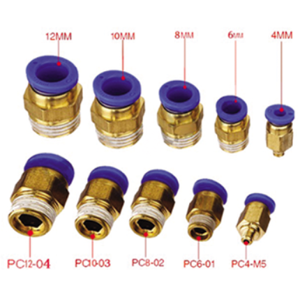 Pneumatic Fittings Threaded