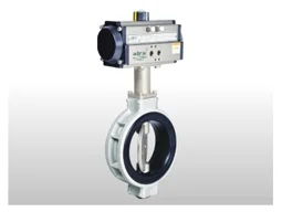 Pneumatic Rotary Actuator Aluminium Pressure Die Cast Butterfly Valve