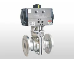 Pneumatic Rotary Actuator PFA & FEP Lined Ball Valve