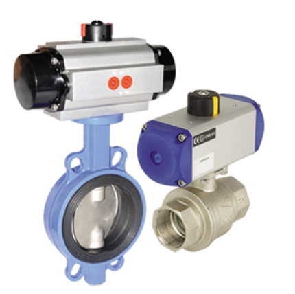 Pneumatically Actuated Butterfly Valves & Ball Valves