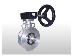 Hand Lever / Worm Gear Operated Double Eccentric Design Offset Disc “Wafer” Type Butterfly Valve