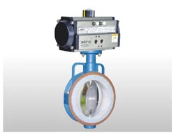 Pneumatic Rotary Actuator “PTFE SLEEVE” With Mirror Finish Disc Butterfly Valve