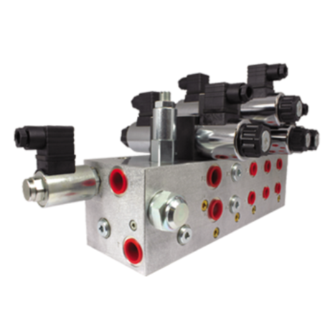 hydraulic manifold block assembly