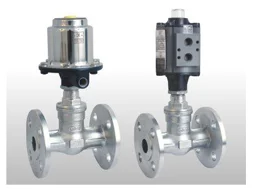 2 /2 Way Pneumatic Single & Double Acting Globe Type On / Off Valve (N/O & N/C)