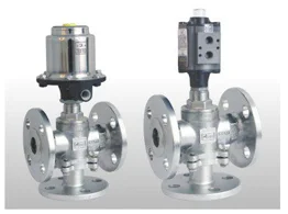2 /2 – 3/2 Way Pneumatic Single & Double Acting Straight Type Mixing & Diverting Medium Pressure Control Valve