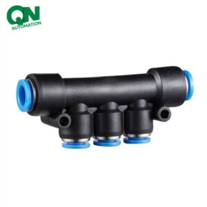 Multiple Tee Tube Connector Plastic Fittings