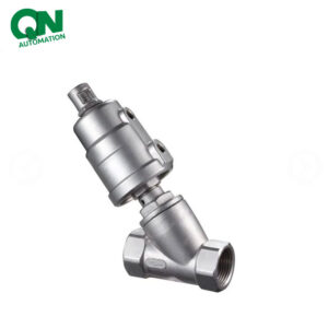 Pneumatic Industrial Stainless Steel Single Acting Angle Seat Valve