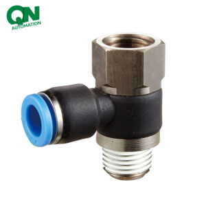 Pneumatic Push-In Fitting Female Universal Elbow Type