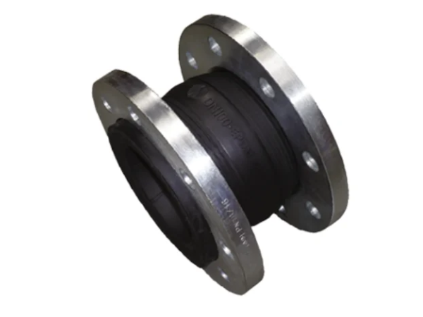 Single sphere rubber expansion joint