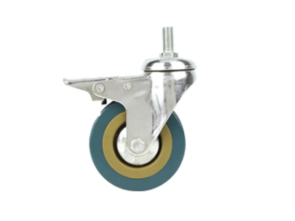 Threaded stem caster wheels