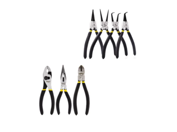 Wire cutters & Long nose / snap ring plier