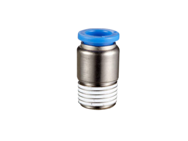 Pneumatic Hose Fitting Plastic Push In Round Male POC Fitting