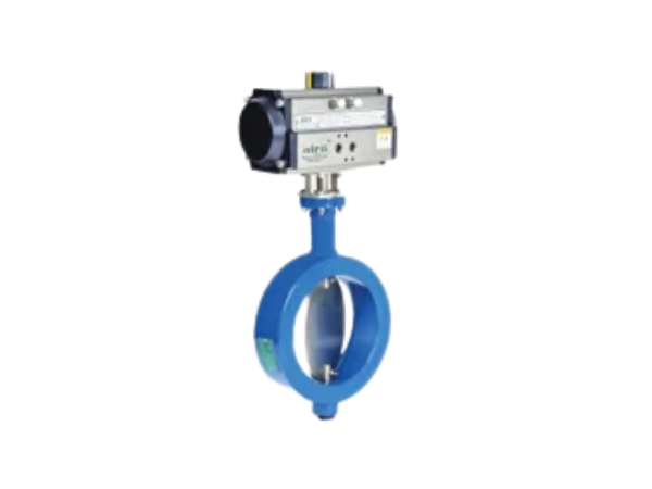 Pneumatic Rotary Actuator Wafer type Damper Valve