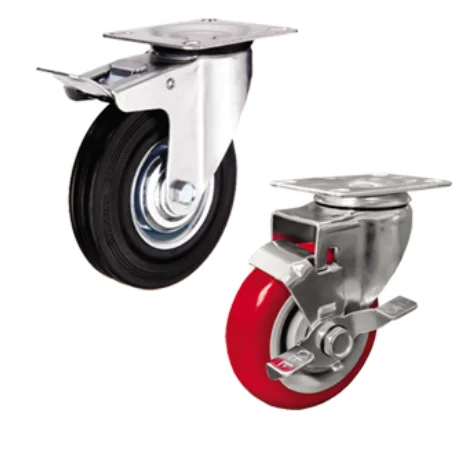 PU caster wheels / Rubber caster wheels