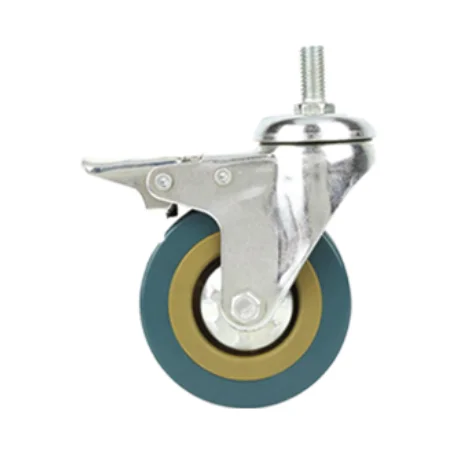 Threaded stem caster wheels