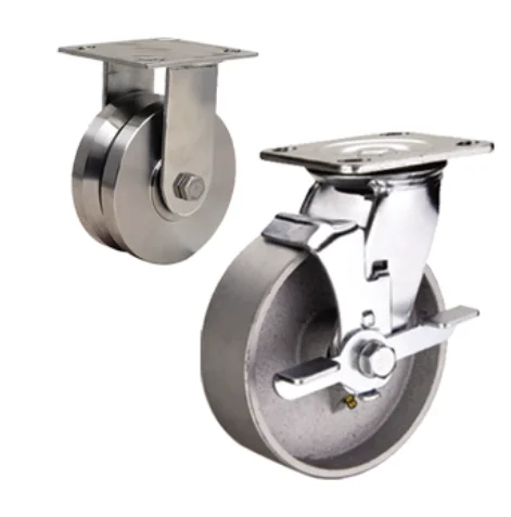 cast iron / semi-steel caster wheels