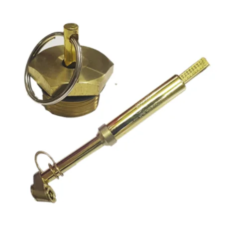 Air drain valve & tire inflator nozzle