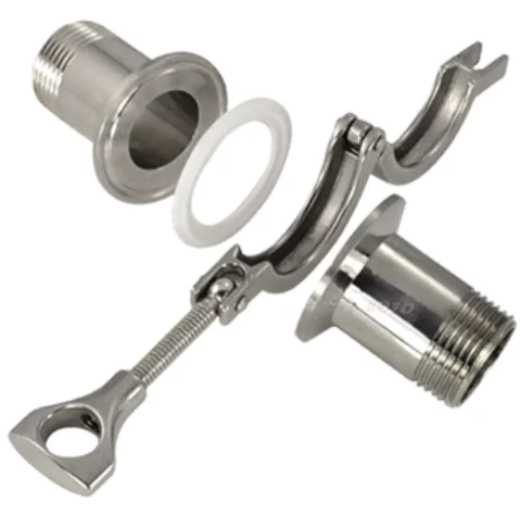 Stainless Steel Tri-clamp fittings / Tri clover clamps