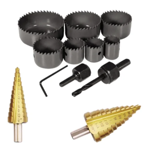 step drill & hole saw cutter