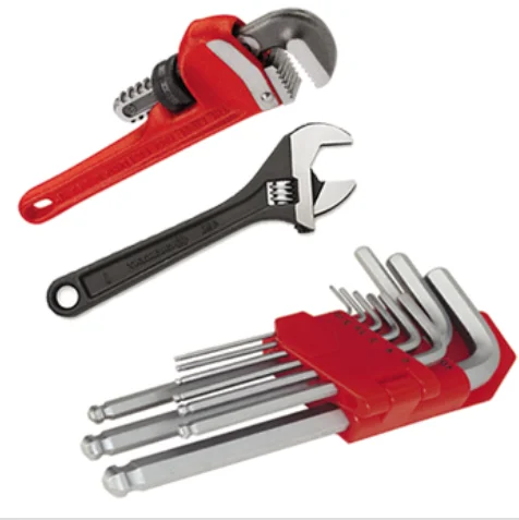 adjustable wrench & allen key set