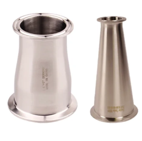stainless steel sanitary tri-clamp reducer