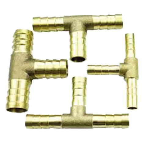 Brass Hose mender T-type