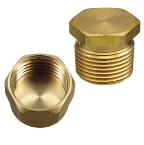 brass end cap & plug
