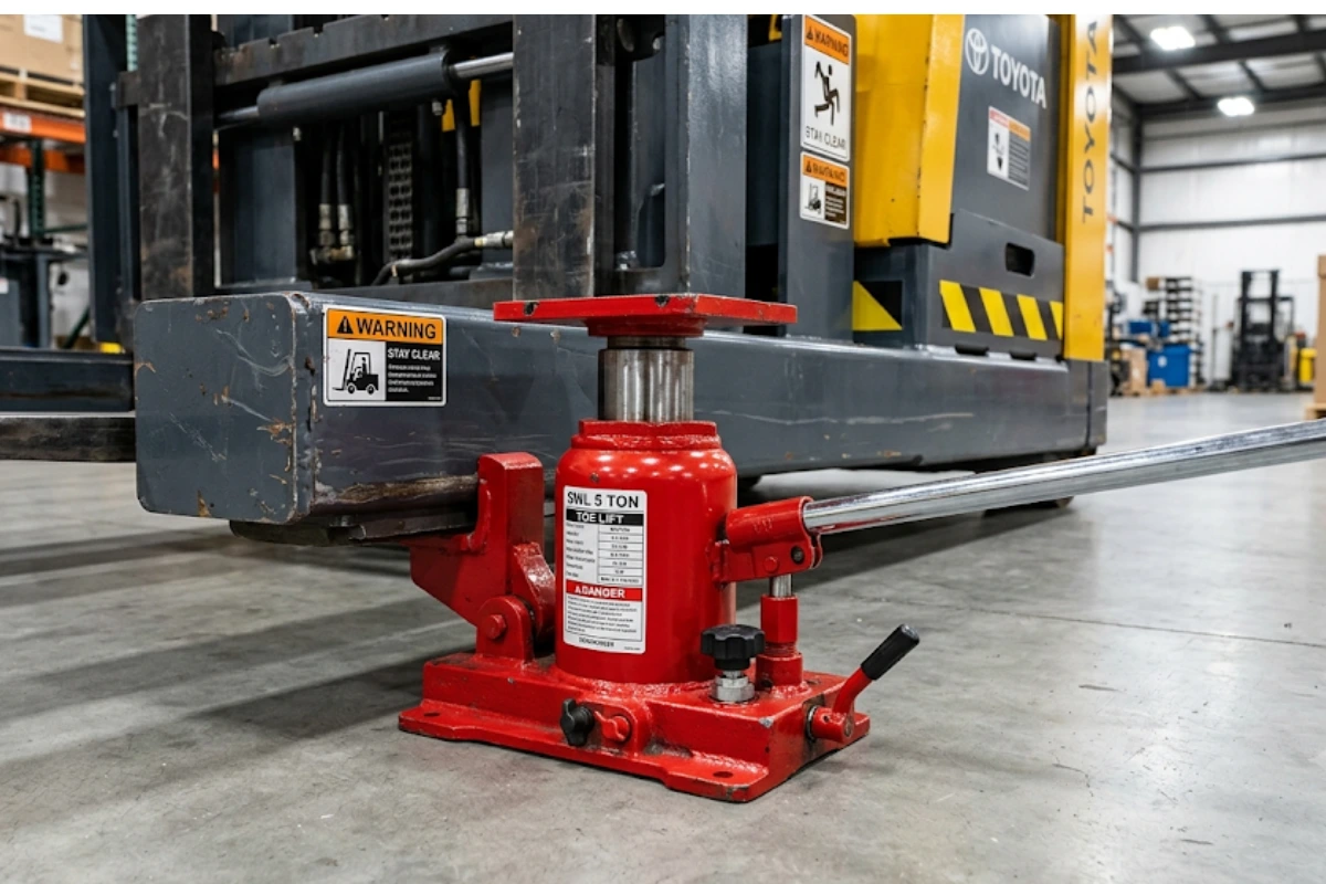 Hydraulic jack service