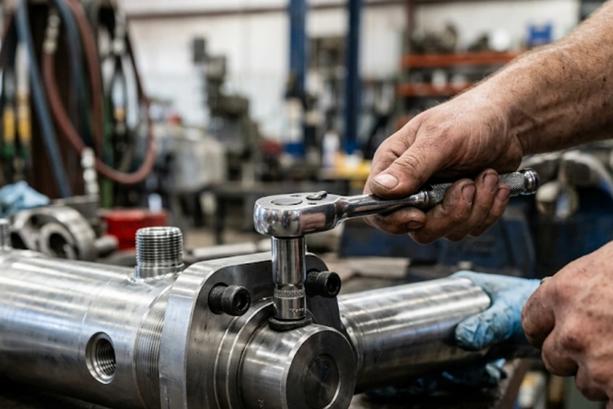 Pneumatic cylinder service